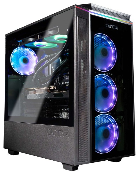 Captiva PC Highend Gaming R81-707 (Ryzen 9 7950X3D/RTX4070 Super 12GB GDDR6X/SSD 2TB/65536/WLAN/Windows 11 Home 64-bit)