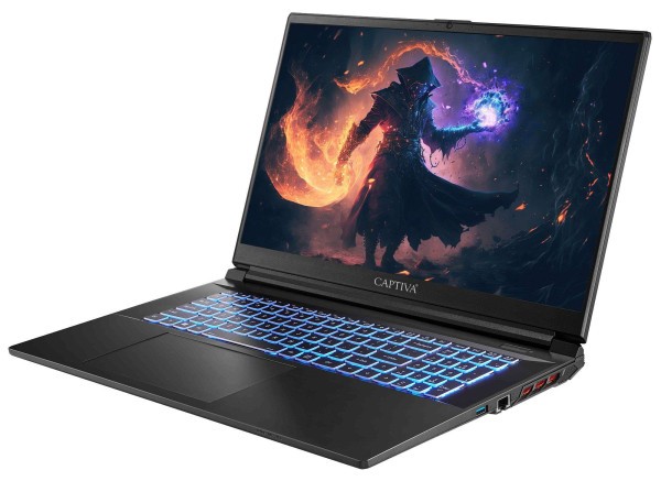 Captiva Notebook Highend Gaming I81-475 i5-13500H (17.3", 64GB, 2TB SSD, GeForce RTX 4070 8GB, w/o OS)