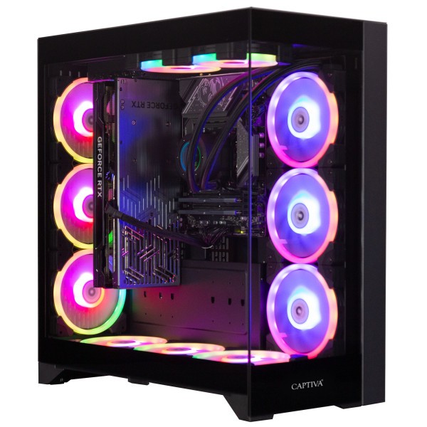 Captiva PC Highend Gaming R83-539 (Ryzen 9 7950X3D/RTX4080 Super 16GB GDDR6X/SSD 1TB/32GB/WLAN/Windows 11 Home 64-bit)