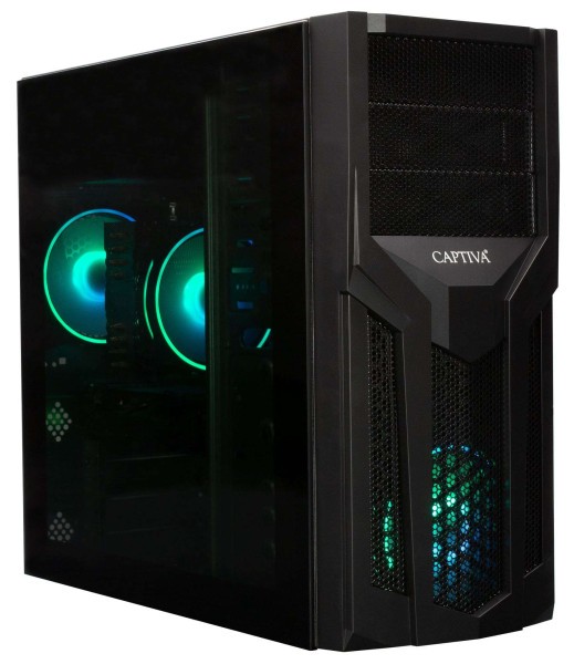 Captiva PC Advanced Gaming R81-124 (Ryzen 7 5700X/RX7600 XT 16GB GDDR6/SSD 2TB/32768/MSI/WLAN/Windows 11 Home 64-bit)