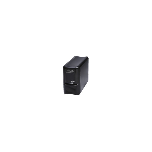 HDD Gehäuse LogiLink Speichergehäuse 3,5" SATA USB 3.0 2-Bay Raid UA0154A