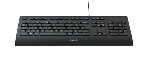 Keyboard Logitech K280E Pro Business - Kabelgebunden- Schwarz (US) (920-005217)