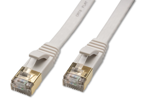 B-Kabel Patchkabel CAT 8 Kabel für Netzwerk, LAN und Ethernet 10m weiß