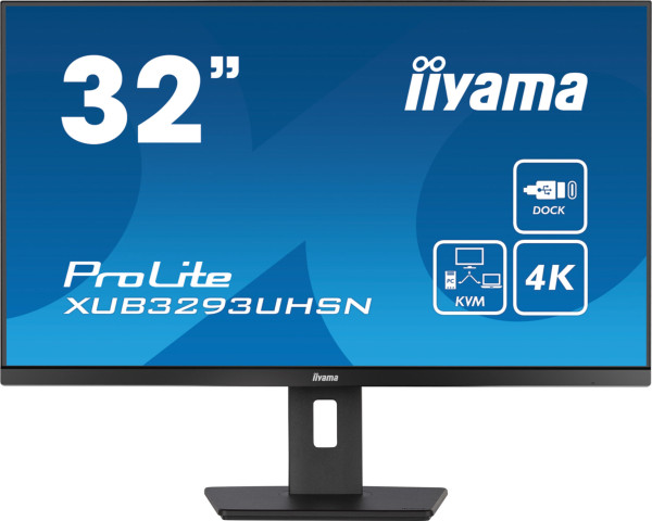 TFT Iiyama ProLite XUB3293UHSN-B5 81,30cm (32")LED,HDMI,DisplayPort,USB-C,SP