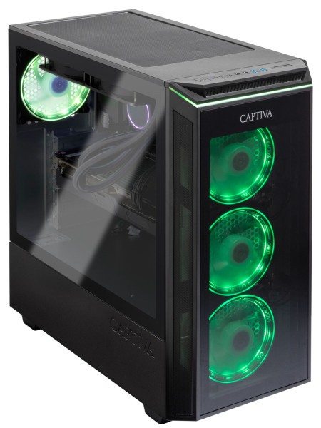 Captiva PC Highend Gaming R73-695 (Ryzen 7 7800X3D/RTX4070 12GB GDDR6X/SSD 2TB/65536/AS/Windows 11 Home 64-bit)