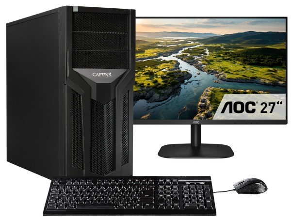 Captiva PC Workstation I75-746 TFT Bundle (i5-11400/SSD 1TB/16384/AS/w/o OS)