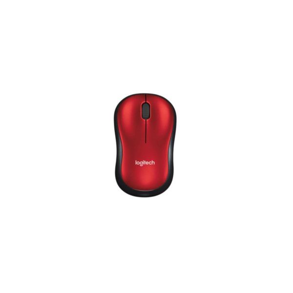 Mouse Logitech M185 Wireless red (910-002240)