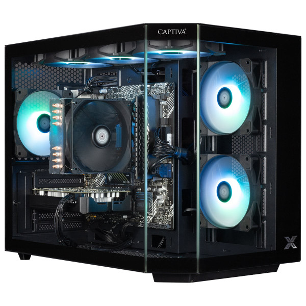 Captiva PC Advanced Gaming R85-222 (Ryzen 7 5700X/RTX4060 Ti 8GB GDDR6/SSD 1TB/16GB/WLAN/w/o OS)