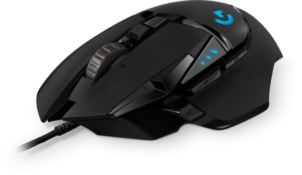 Mouse Logitech G502 Hero schwarz kabelgebunden (910-005470)