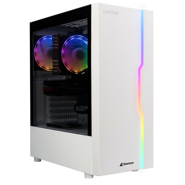 Captiva PC Advanced Gaming R83-724 (Ryzen 5 5600/RX7600 XT 16GB GDDR6/SSD 1TB/16GB/WLAN/Windows 11 Home 64-bit)