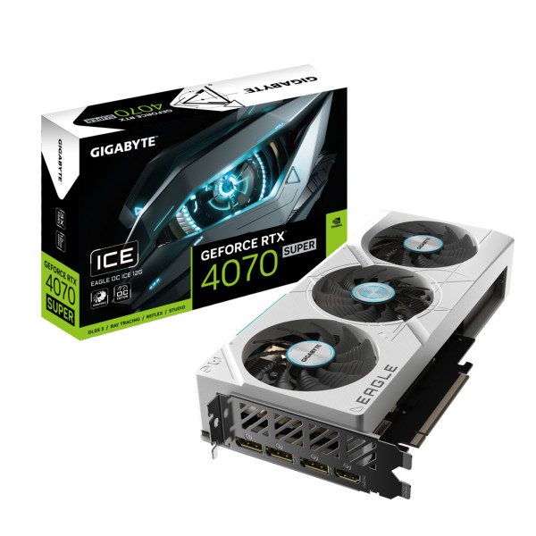 VGA Gigabyte GeForce® RTX 4070 SUPER 12GB EAGLE OC ICE