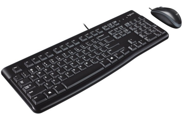 Keyboard & Mouse Logitech Wired Combo MK120 black  (US) (920-002562)