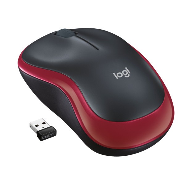 B-Mouse Logitech M185 Wireless red (910-002237)