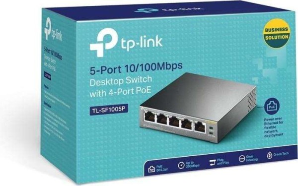 TP-Link Switcher Desktop 5-port 10/100 TL-SF1005P