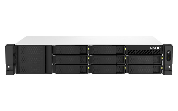 NAS Server QNAP TS-873AeU-RP NAS-Rack Schwarz