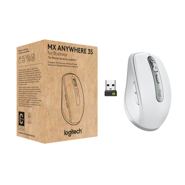 Mouse Logitech MX Anywhere 3S for Business  Wireless Weiß (910-006959)