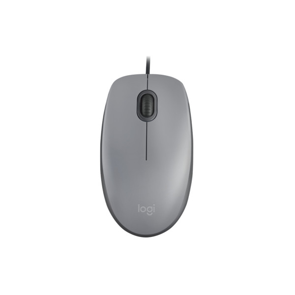 Mouse Logitech M110 - Beidhändig - Grau (910-006760)