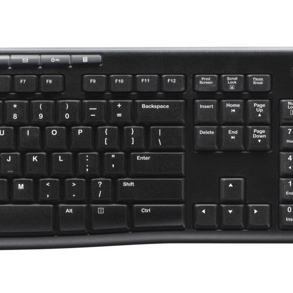 Keyboard & Mouse Logitech Wireless Combo MK270 Schwarz (US) (920-004523)