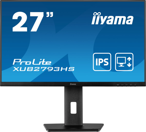 TFT Iiyama ProLite XUB2793HS-B6 68.6cm (27") LED,HDMI,DisplayPort,SP