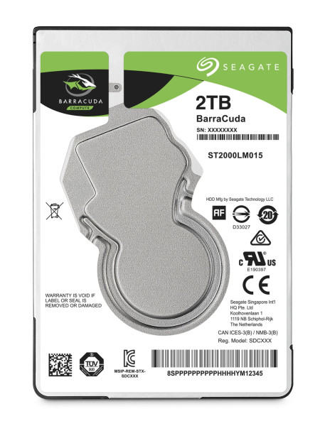 HDD 2,5" Seagate BarraCuda ST2000LM015 2TB Sata 128MB (D)