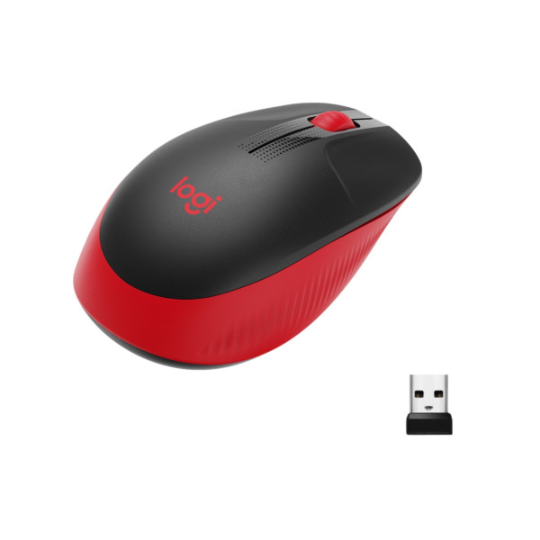 Mouse Logitech M190 Wireless red (910-005908)