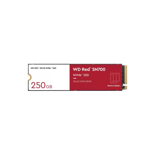 SSD WD RED SN700 250GB NAS NVME M.2 PCIe Express Gen3.0 x4 WDS250G1R0C