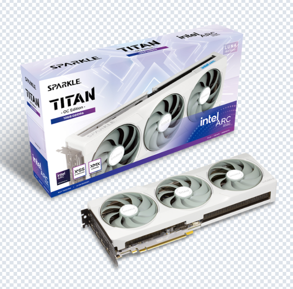 VGA SPARKLE Intel ARC B580 12GB TITAN LUNA OC (Battlemage Lineup)