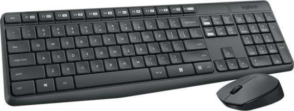 Keyboard & Mouse Logitech Wireless Combo MK235 (DE) (920-007905)