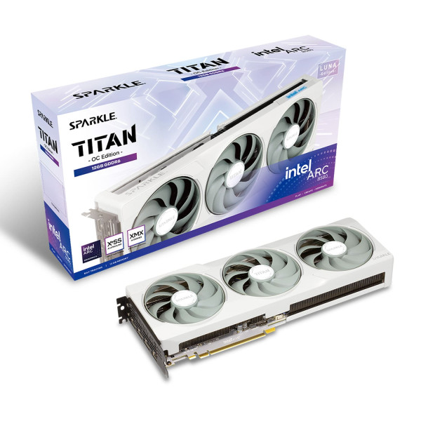 VGA SPARKLE Intel ARC B580 12GB TITAN LUNA OC (Battlemage Lineup)