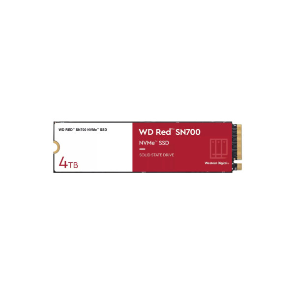 SSD WD RED SN700 4TB NAS NVME M.2 PCIe Express Gen3.0 x4 WDS400T1R0C