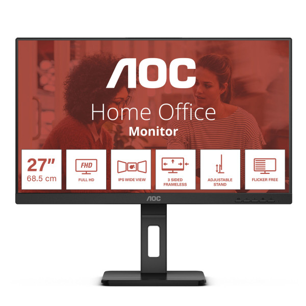 TFT AOC 27E3QAF 68.6cm (27")LED,HDMI,DisplayPort,VGA,SP